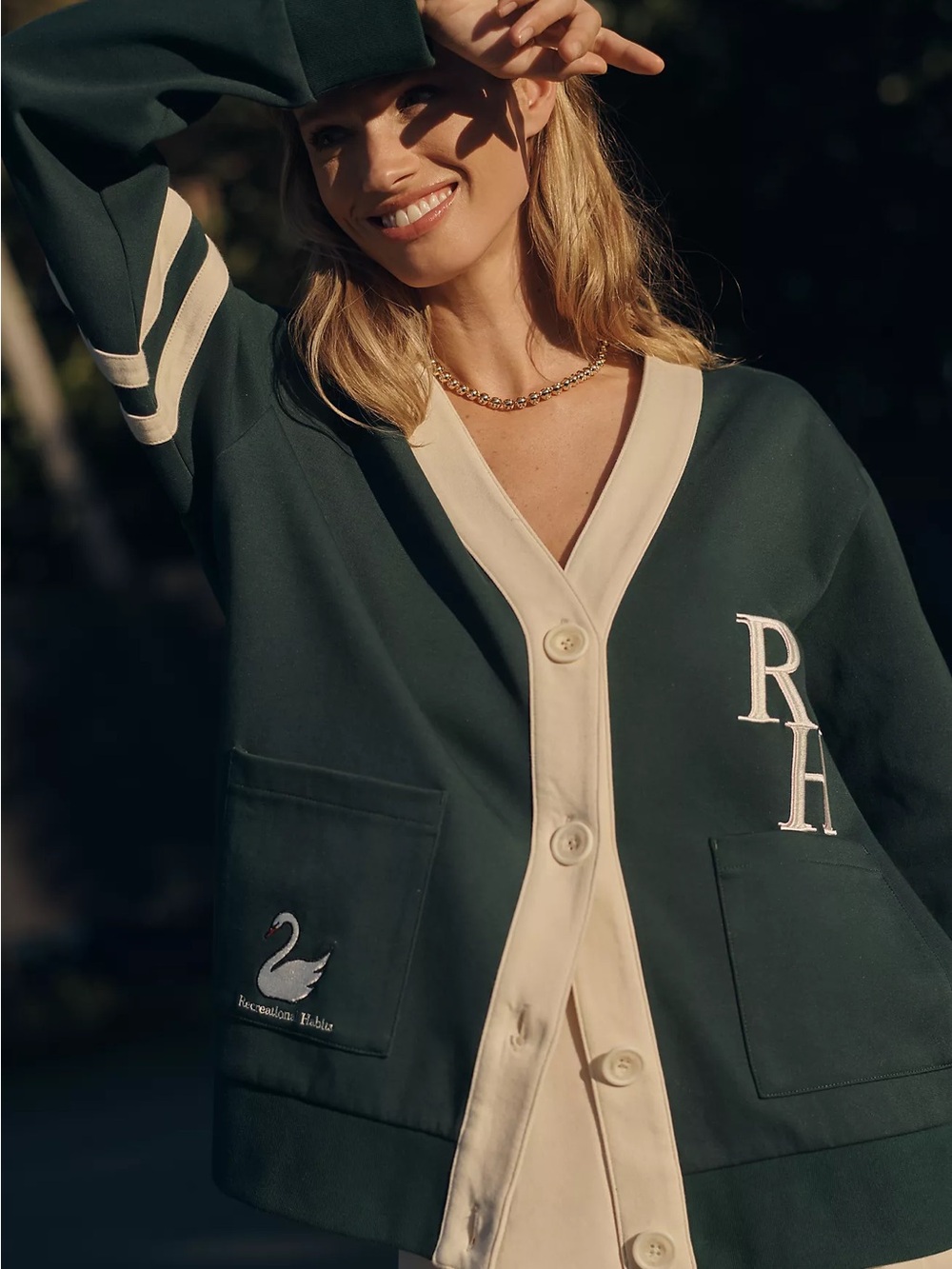 Recreational Habits Hampton Interlock Cardigan